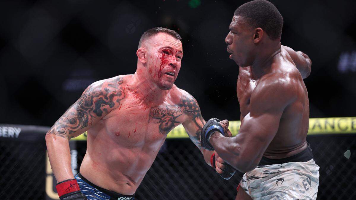 Joaquin Buckley (der.) es el último guerrero de 170 libras que se ha abierto paso hasta la élite tras vencer a Colby Covington, en el evento UFC Fight Night que tuvo lugar el sábado en la Amelie Arena de Tampa. 