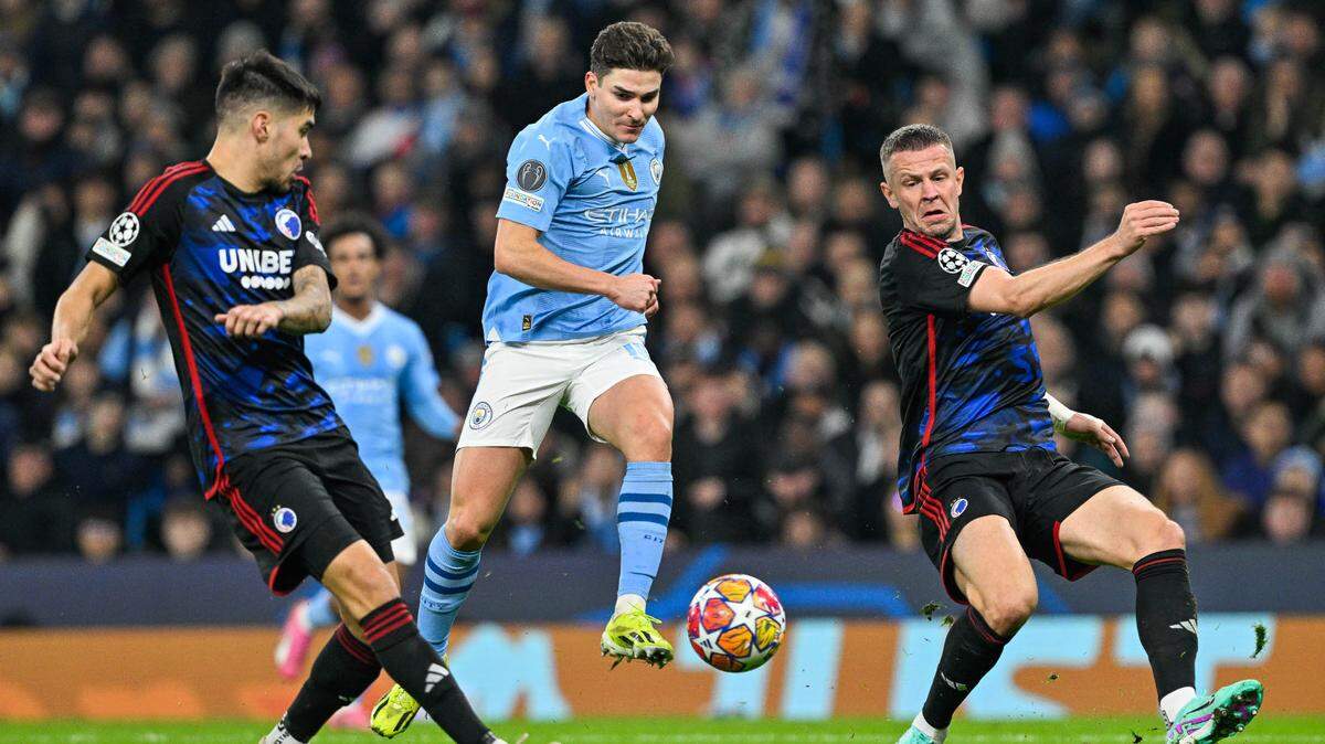 Con gol del argentino Álvarez, Man City derrotó 3-1 a Copenhague y avanzó a cuartos de final de la Liga de Campeones, en el partido celebrado el 6 de marzo de 2023 en Manchester, Inglaterra.