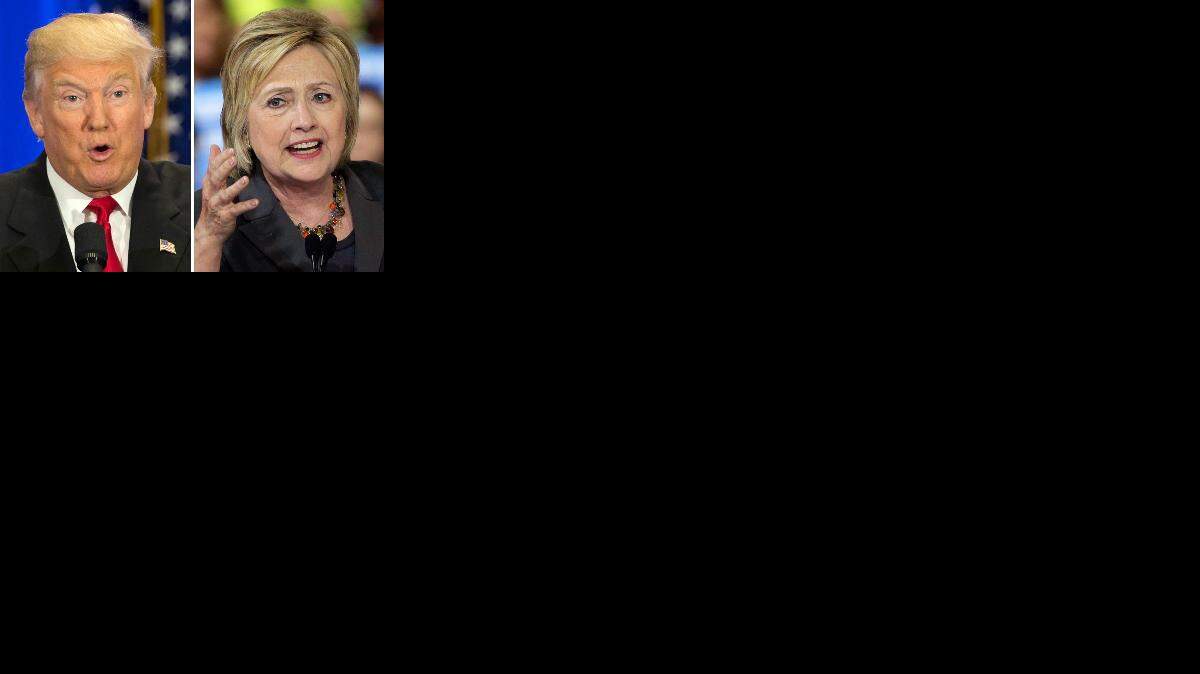 Donald Trump y Hillary Clinton. AP-Archivo