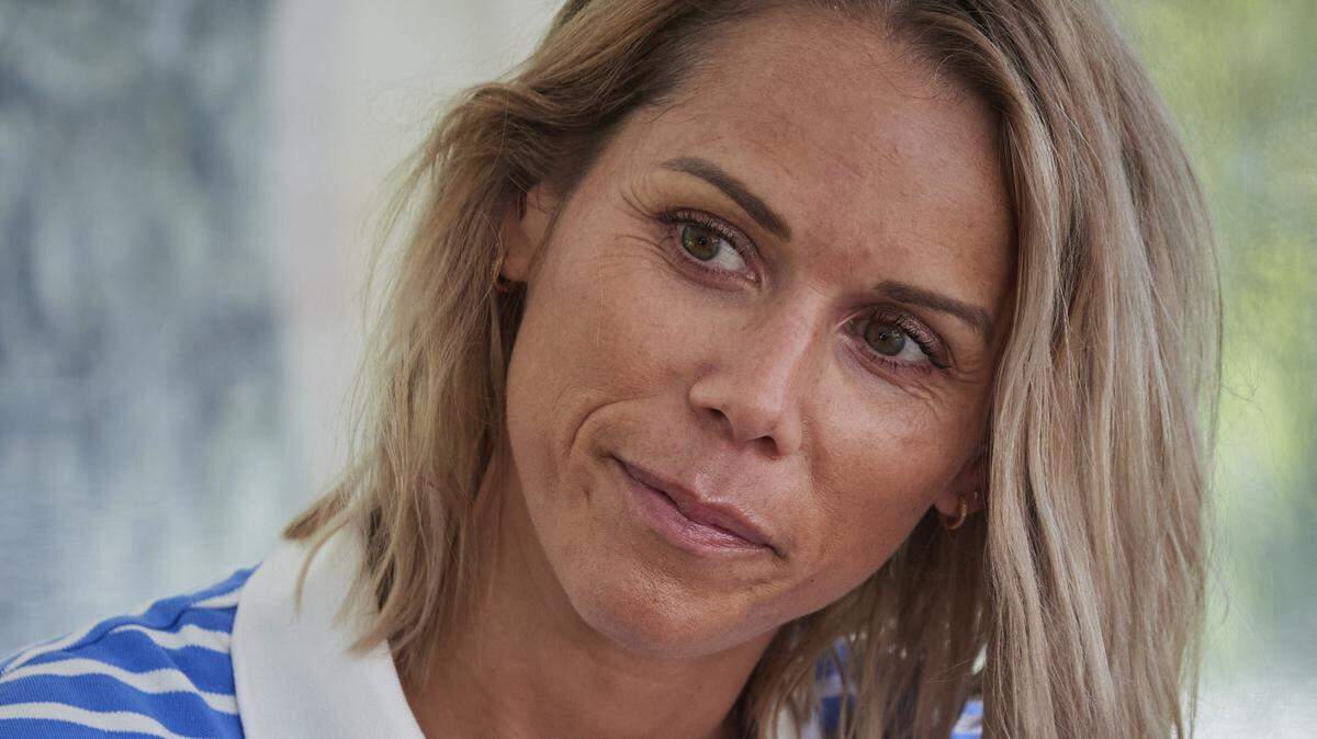 French lawyer and daughter of Brigitte Macron, Tiphaine Auziere looks on during the sixth edition of the "Les Ecrivains chez Gonzague Saint-Bris" ("Writers at Gonzague Saint-Bris") literary event in Chanceaux-pres-Loches, central France on August 25, 2024. The festival gathers 150 writers celebrating the 28th anniversary of the "Foret des livres" (Forest of Books) literary event created in 1995 by French writer and journalist Gonzague Saint Bris, who died in 2017. (Photo by GUILLAUME SOUVANT / AFP) (Photo by GUILLAUME SOUVANT/AFP via Getty Images)