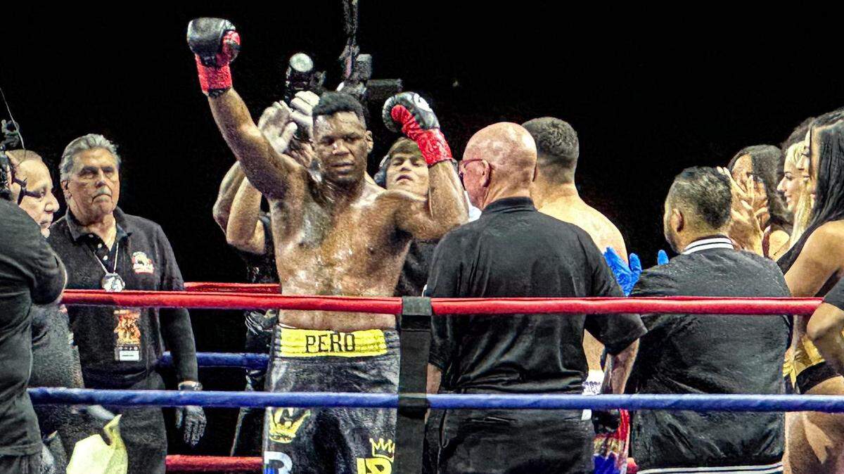 Lenier Peró despachó sin muchas dificultades por la vía del nocaut y en el mismo primer asalto a Guillermo Rubén Andino en combate pactado a 10 asaltos y que la mayoría de los expertos consideraba asequible para el cubano, el 29 de septiembre de 2023 en el  Hard Rock Hotel y Casino de Fort Lauderdale, Florida.