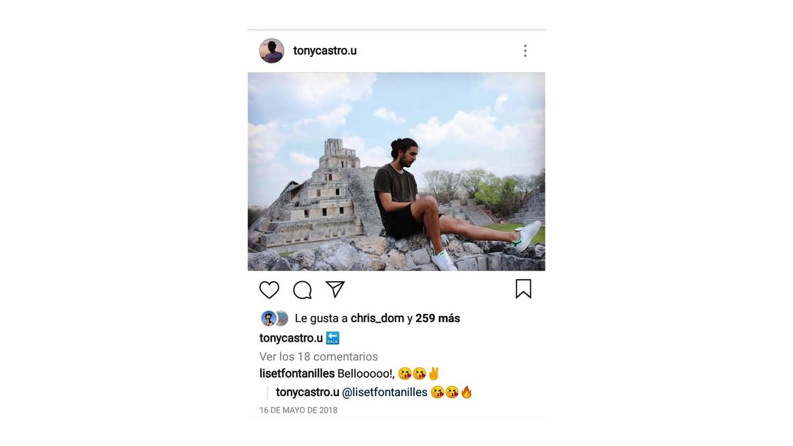 Tony Castro en la Riviera Maya.