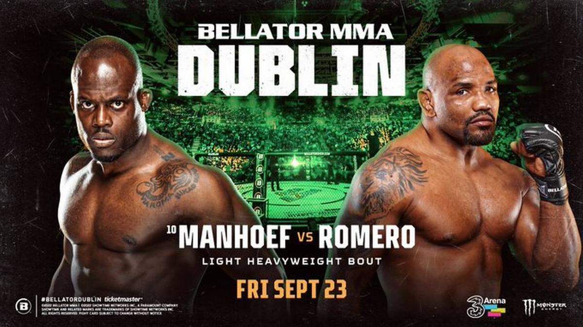 Yoel Romero peleará contra Melvin Manhoef en el evento que tendrá lugar en Dublín, Irlanda, el viernes 23 de septiembre.
