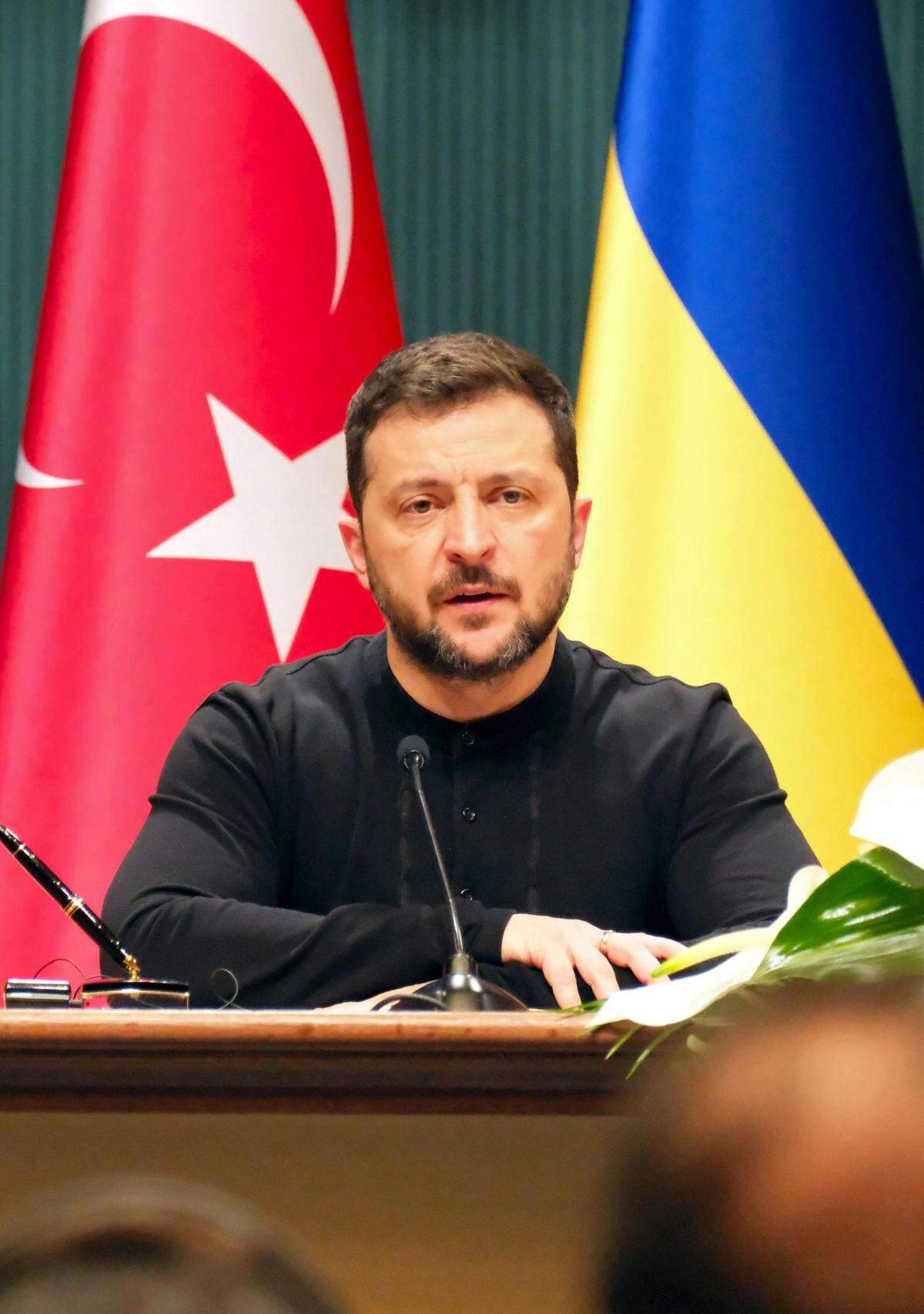 Ukraine President Volodymyr Zelensky