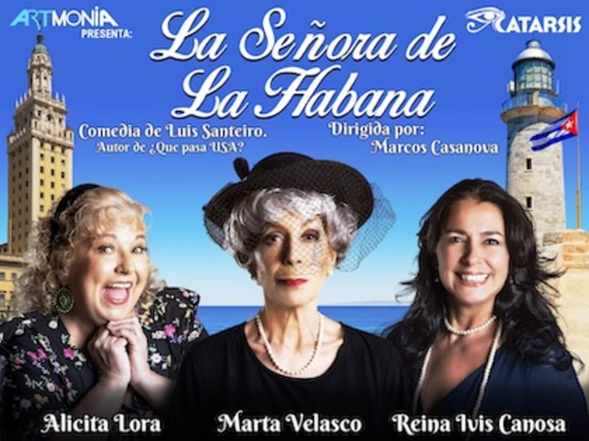 Comedia “La señora de La Habana” en el Teatro Trail.