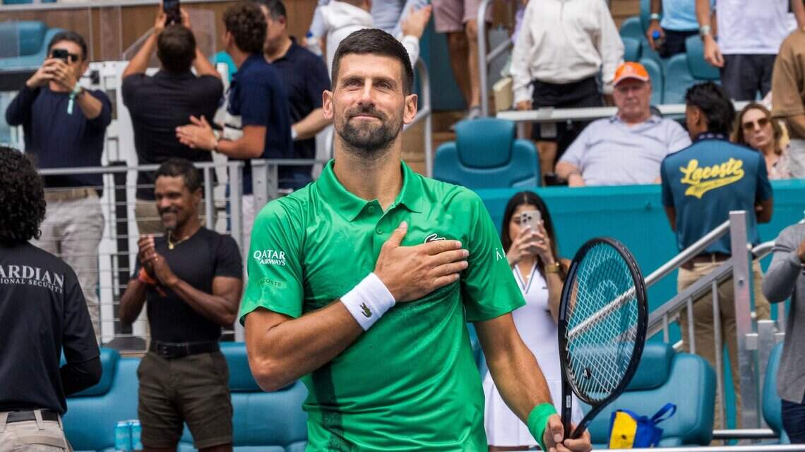 Con el aliento de Messi en la grada, un Djokovic sabio y despiadado consigue su pase a la final en el Miami Open