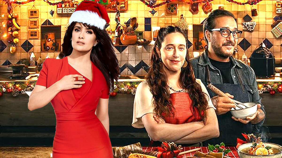 Salma Hayek, Mariana Treviño y Andrés Almeida.