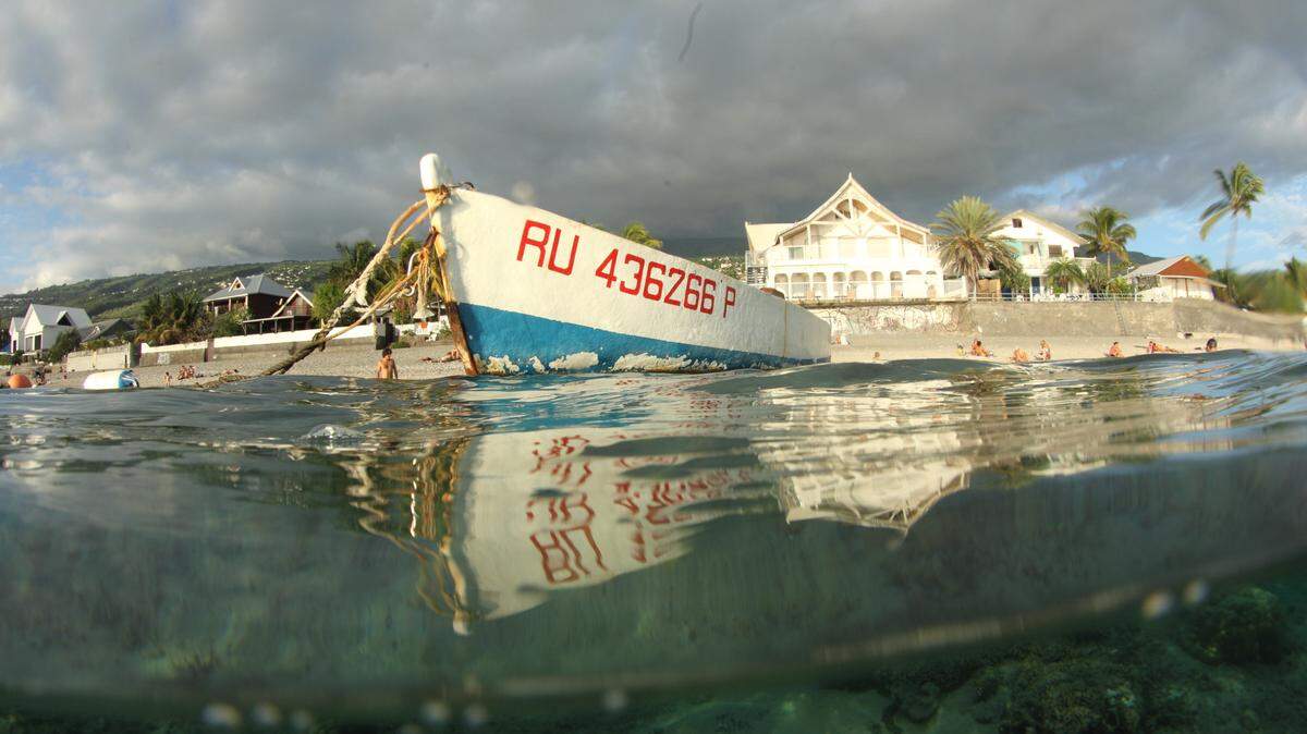 El agua de isla Reunión, cerca de isla Mauricio y frente a la costa este de Madagascar, es una delicia para el turista.