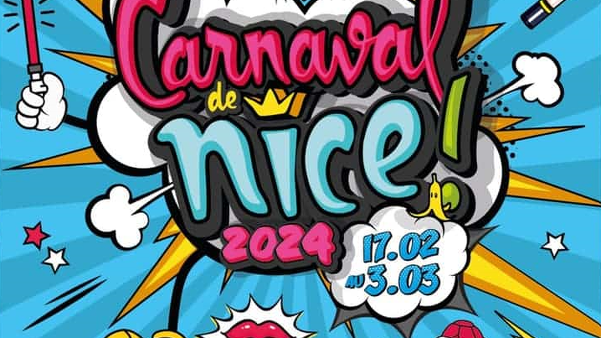 Afiche del Carnaval de Niza 2024