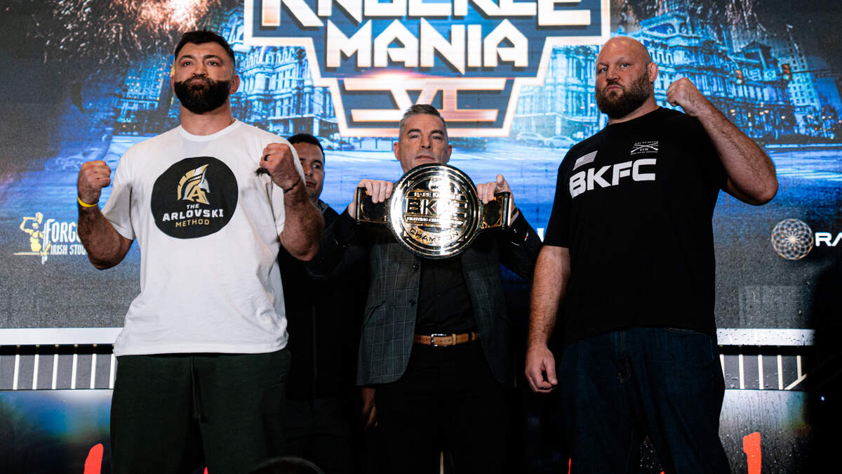 Andrei Arlovski (izq.) enfrentará nuevamente a Ben Rothwell, un rival que lo ha acompañado en distintas etapas de su vida deportiva. 