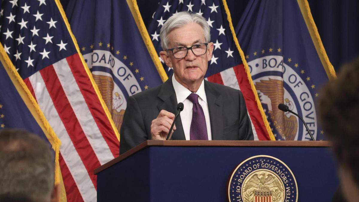 El presidente de la Reserva Federal, Jerome Powell, ofrece una conferencia de prensa en Washington el 19 de marzo de 2025.
