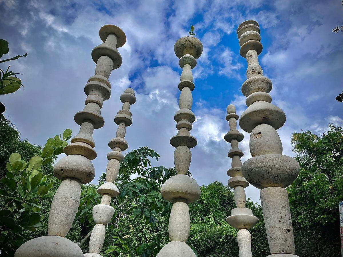 “Wish Towers” (2022). Coral pieces