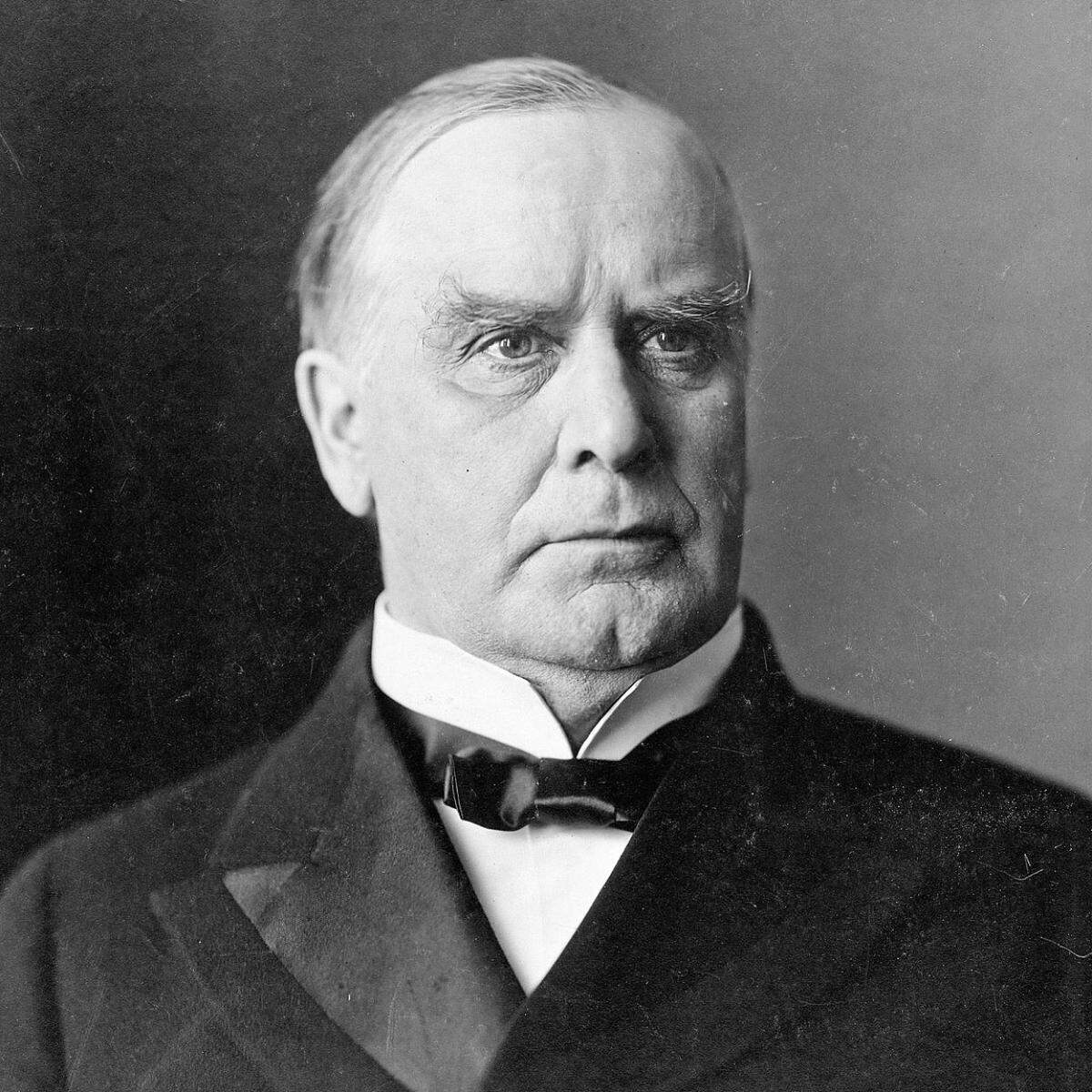 William Mckinley, pesidente norteamericano durante la firma del Tratado de París.