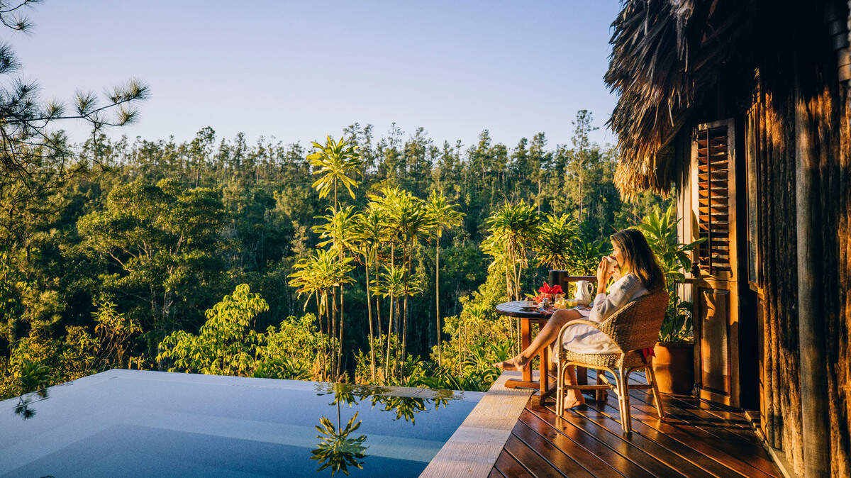  Blancaneaux Lodge —el lodge selvático de la familia Coppola- en Belice.