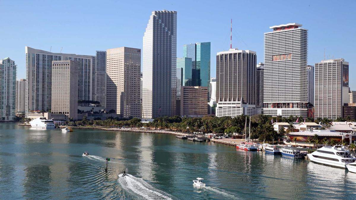 Vista del downtown de Miami. Foto de archivo.