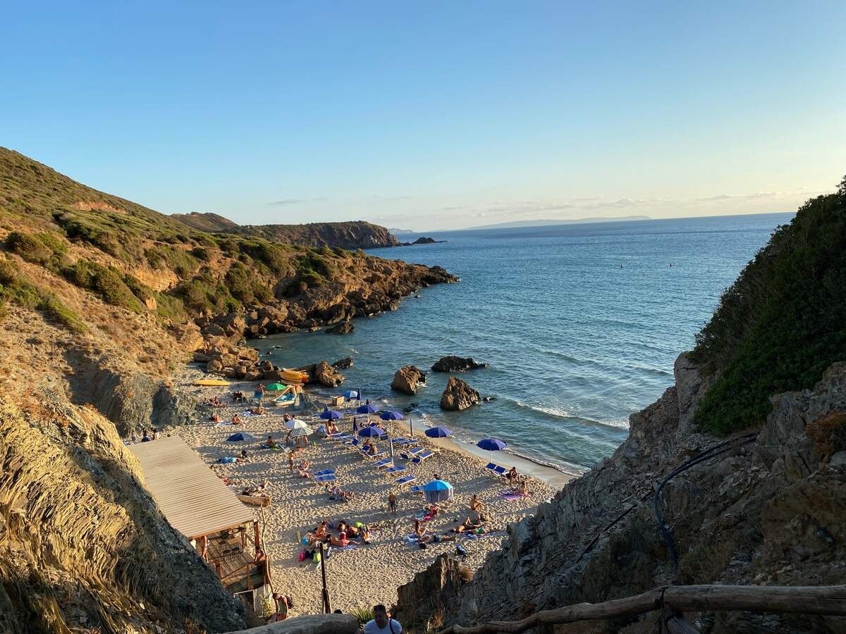 Spiaggia di Portu Cauli, Cerdeña.