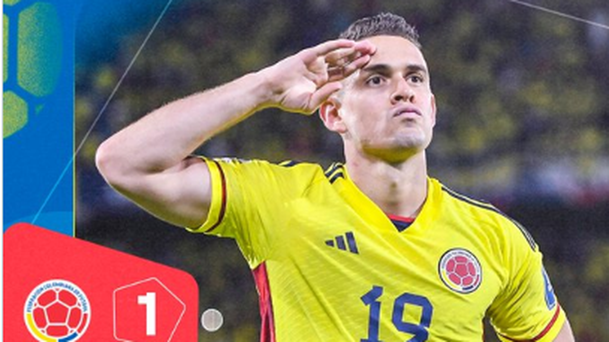 Un gol de Rafael Santos Borré al comienzo del segundo tiempo le permitió a Colombia derrotar el jueves 1-0 a Venezuela, en el inicio de las eliminatorias sudamericanas al Mundial de 2026.