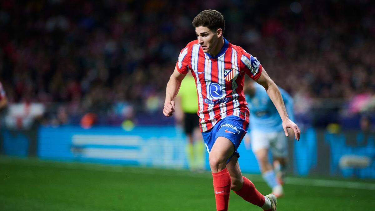 El delantero argentino del Atlético de Madrid Julián Álvarez llega en su mejor momento como profesional para el partido de ida ante Barcelona en la semifinal de la Copa del Rey.