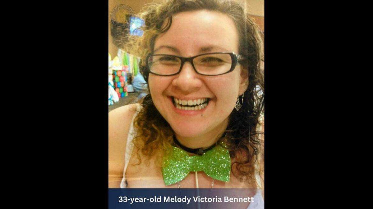 Melody Victoria Bennett fue encontrada muerta por heridas de arma blanca en 2018, y ahora su presunto asesino ha sido sentenciado a prisión, dijeron los fiscales en Florida. Foto de la Oficina del Fiscal del Quinto Circuito Judicial.