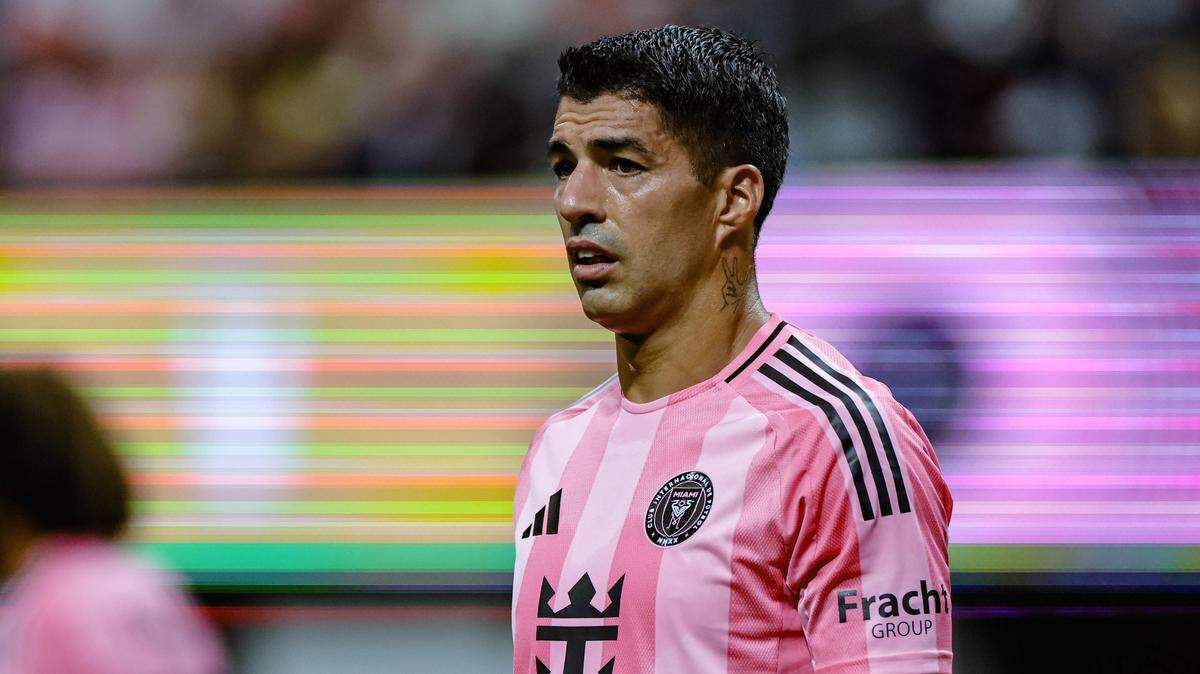 Luis Suárez durante el partido de octavos de final de la Copa Mundial de Clubes de la FIFA 2025 entre el Paris Saint-Germain (PSG) y el Club Internacional de Fútbol Miami (INTER MIAMI), disputado el 29 de junio de 2025 en el Mercedes-Benz Stadium de Atlanta.