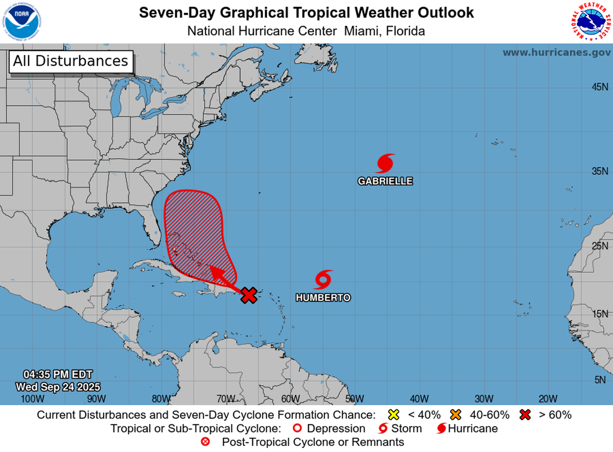 Se pronostica que una depresión tropical se forme en el Mar Caribe y luego se transforme en la tormenta Imelda.