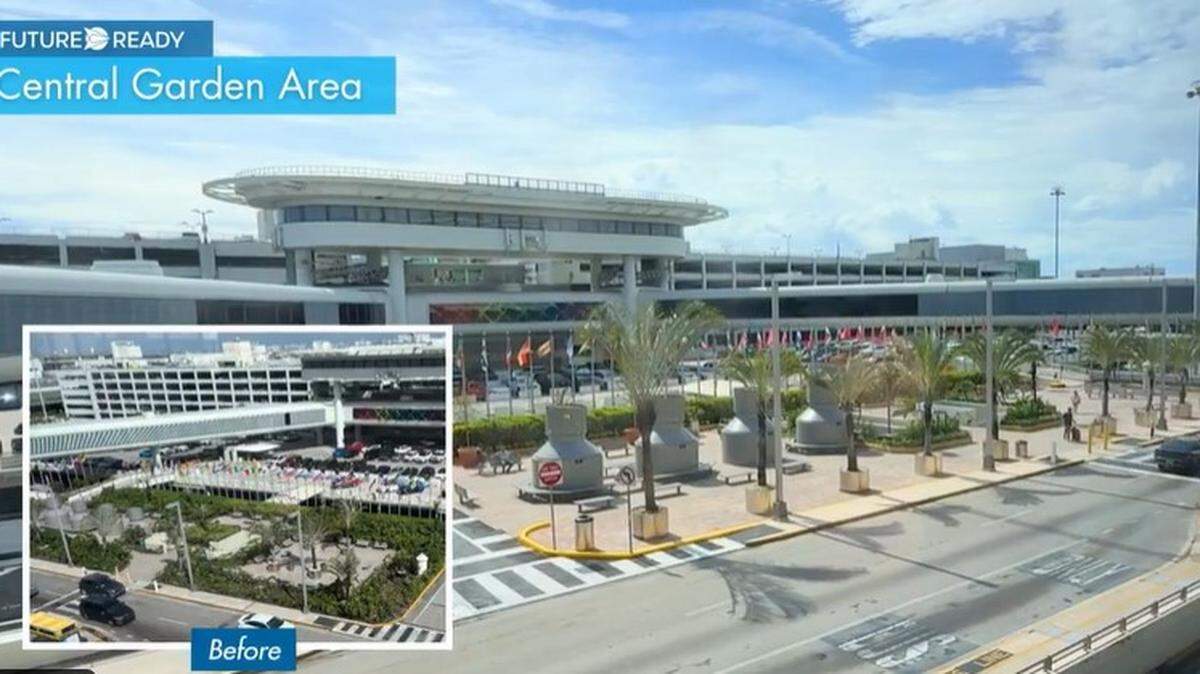El aeropuerto internacional de Miami anunció cambios en el área del jardín central con intenciones de ofrecer una “mejor bienvenida” a los viajeros.