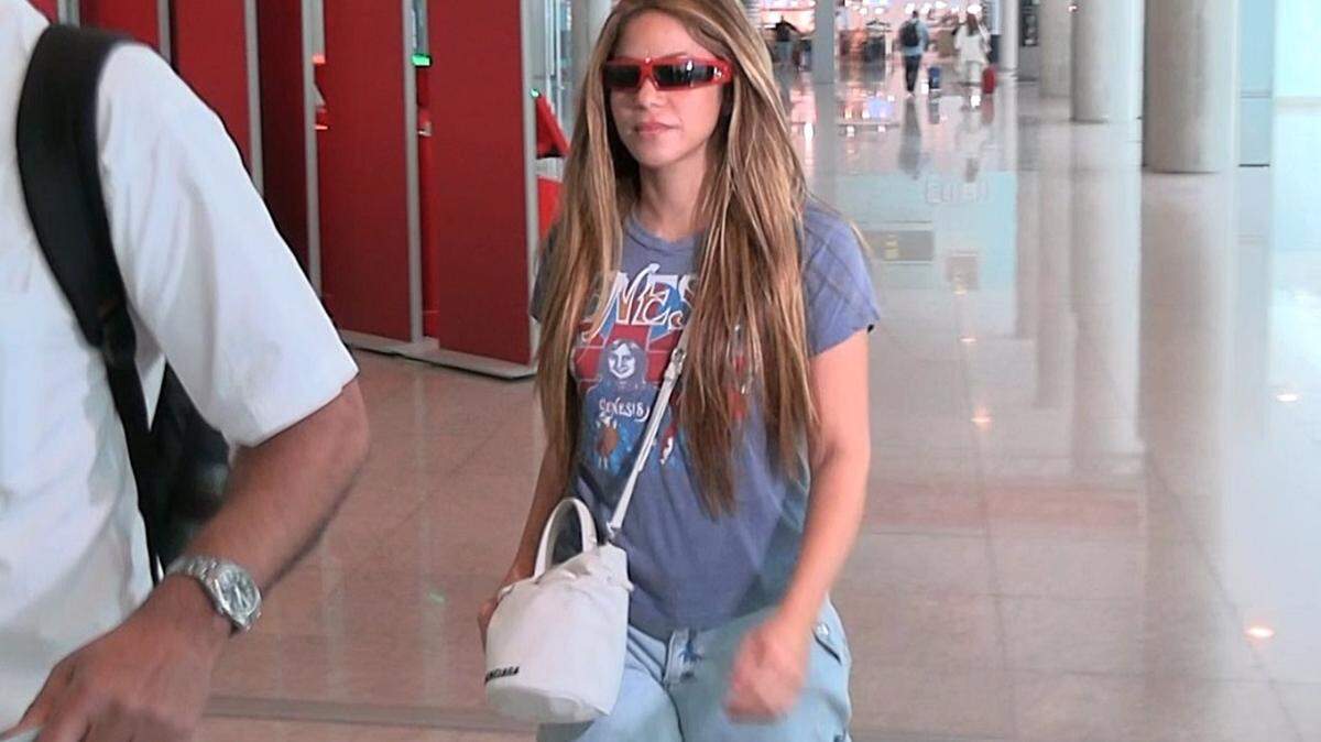Shakira en el aeropuerto de Barcelona - EUROPA PRESS REPORTAJES