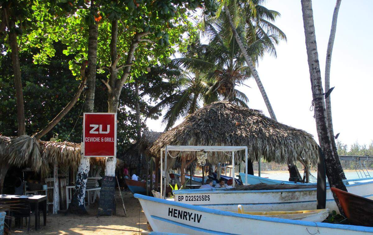 El restaurante Zu en la zona de los pescadores en Las Terrenas.