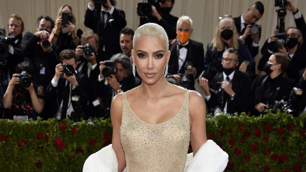 Kim Kardashian at the Metropolitan Museum of Art May 2, 2022. (Evan Agostini/Invision/AP)