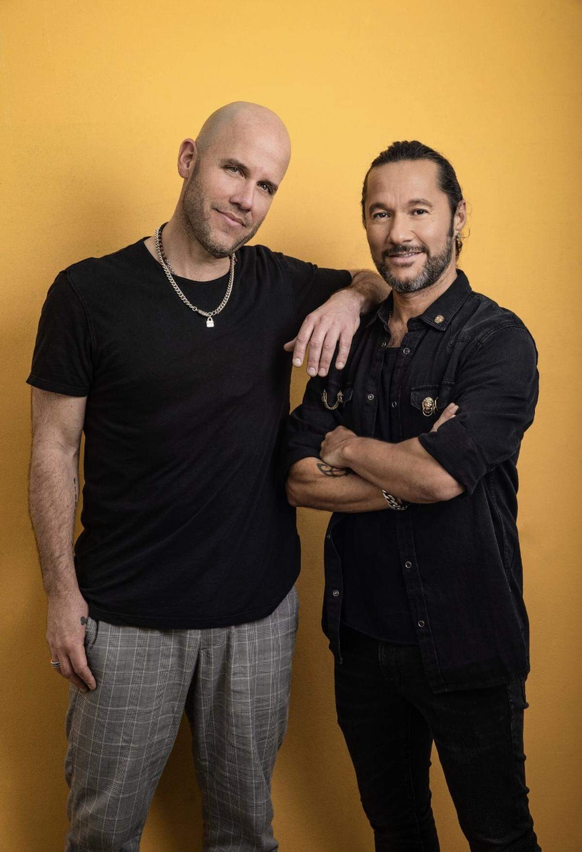 Gian Marco, connotado autor de hits de Gloria Estefan, Marc Anthony y Emmanuel, calcula que los conciertos del “Buena Vida Tour” junto a Diego Torres tienen dos horas de duración.