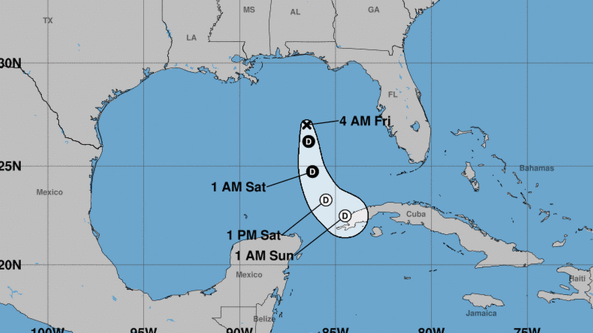 El Centro Nacional de Huracanes (NHC) está siguiendo de cerca a una Depresión Tropical. 