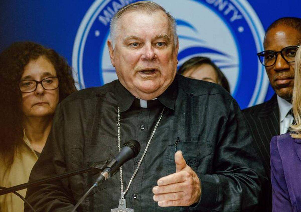 Miami Archbishop Thomas Wenski.