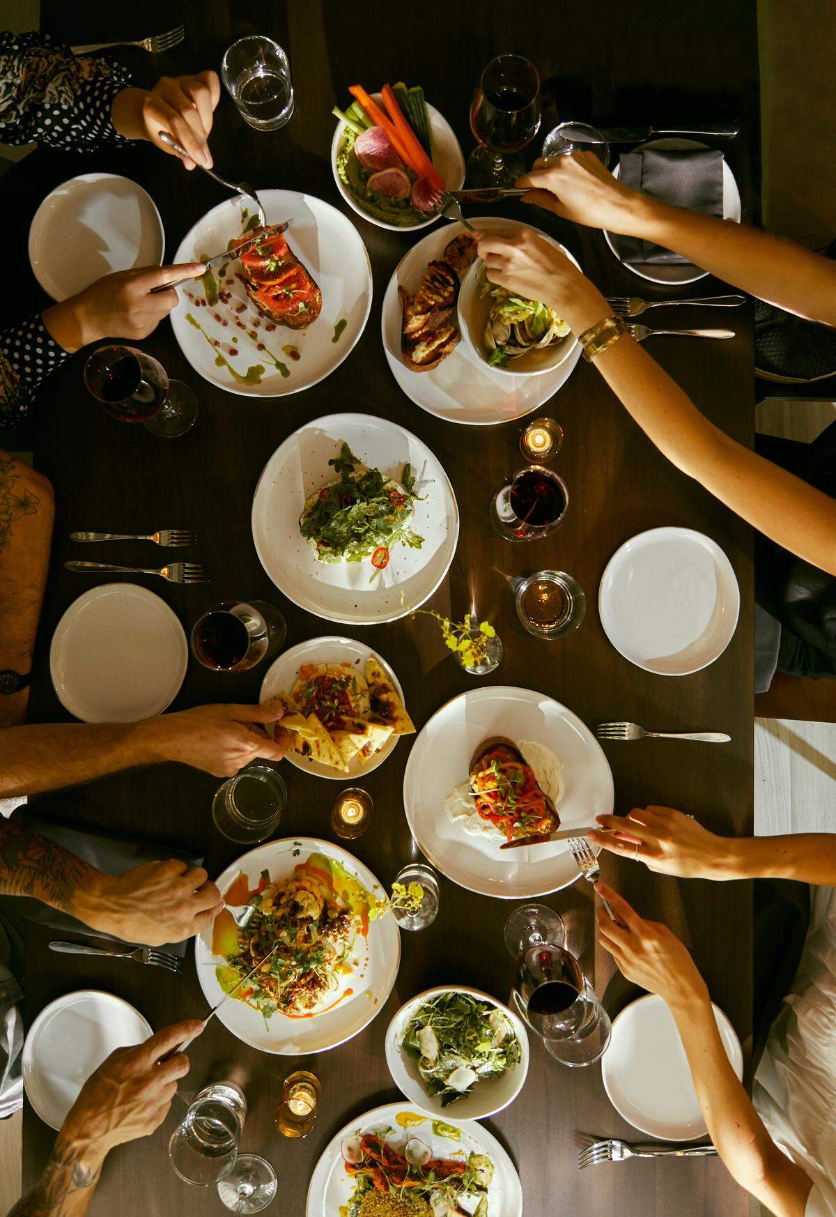 Mama Joon, cocina mediterránea hogareña vegetariana con una fuerte influencia libanesa.