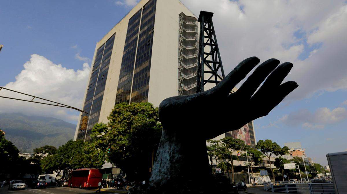 Sede de la estatal petrolera PVDSA en Caracas, Venezuela.