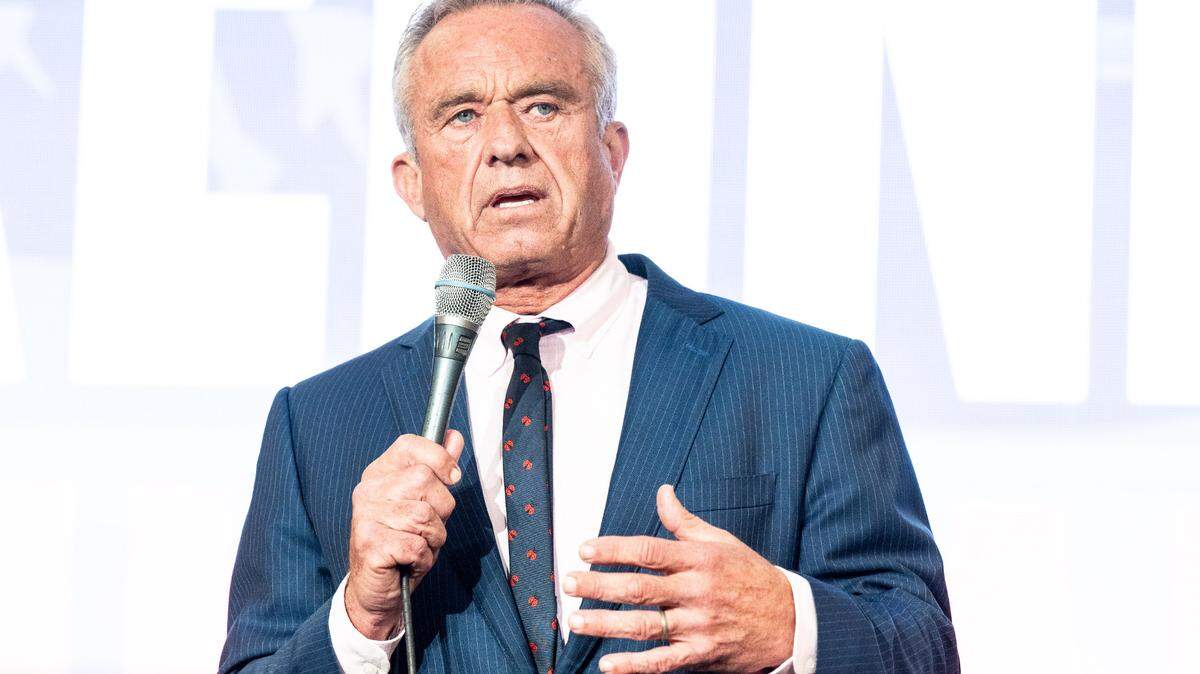 Robert F. Kennedy Jr. hablando en la Convención Nacional Libertaria celebrada en el Washington Hilton en Washington, DC. 