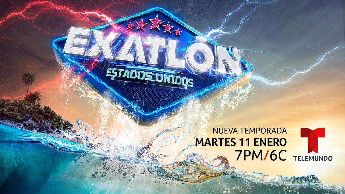 La nueva temporada de ‘Exatlón’ se transmitirá a partir del 11 de enero del 2022 por Telemundo.