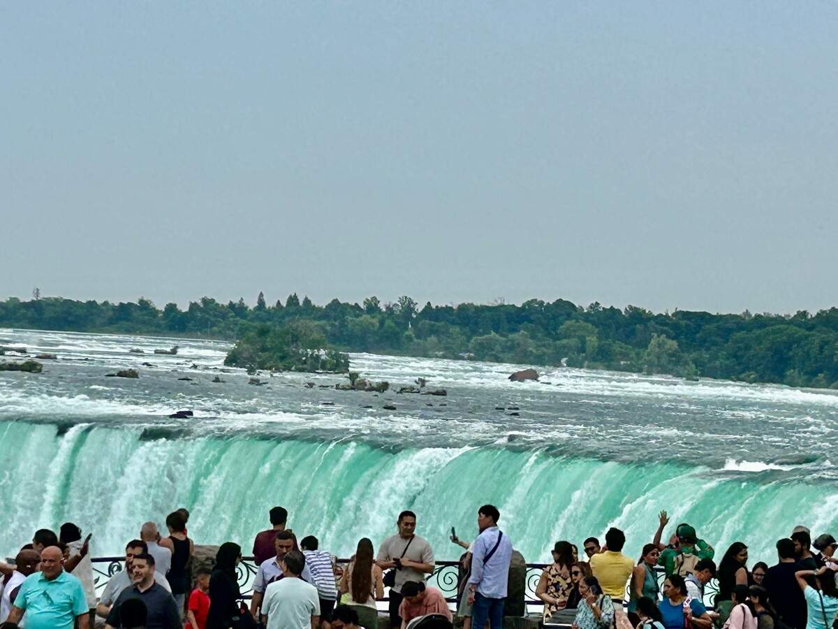 Cataratas del Niágara en el Río Niágara, en Ontario, cerca de Toronto.