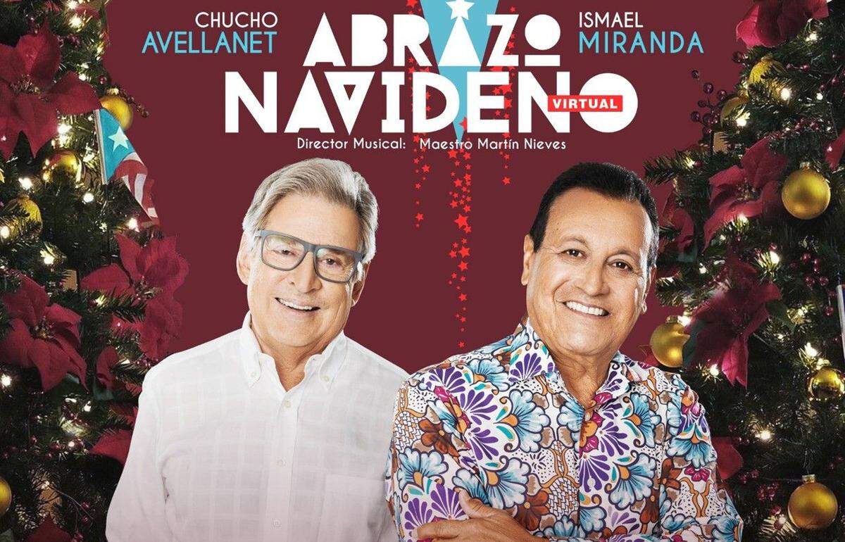 Ismael Miranda y Chucho Avellanet se unen para celebrar una fiesta navideña virtual.