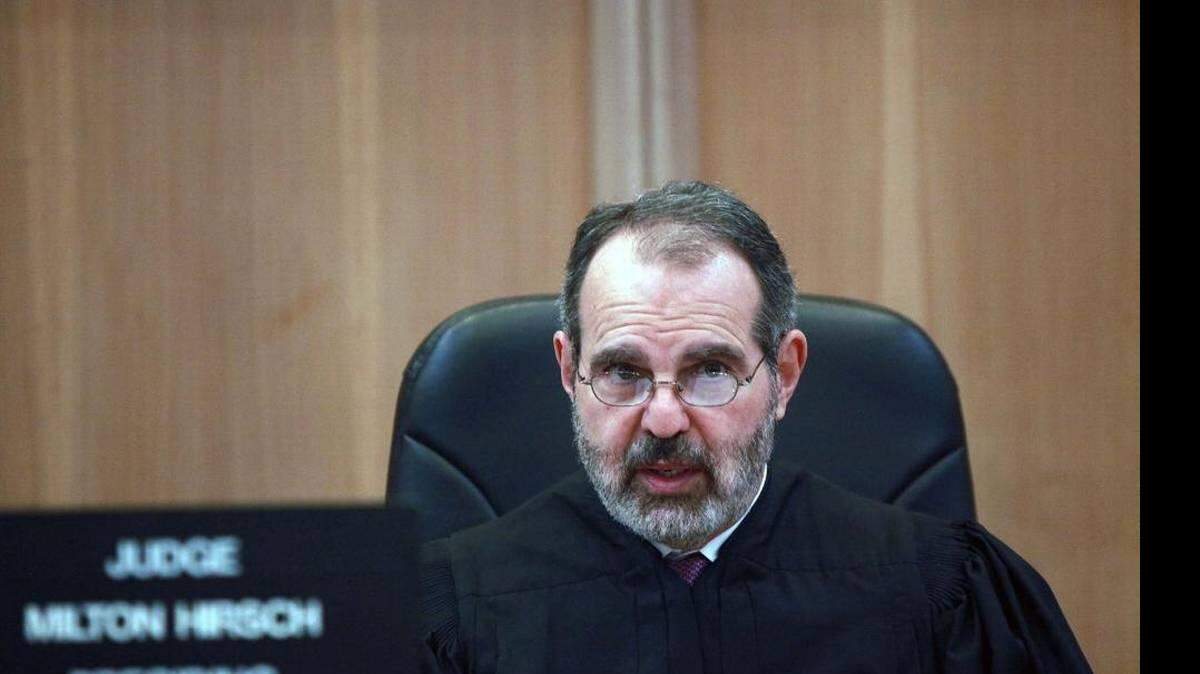 El magistrado Milton Hirsch 