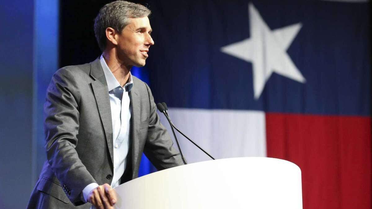 Beto O’Rourke habla durante la sesión general en la Convención Demócrata de Texas el viernes 22 de junio de 2018 en Fort Worth, Texas.
