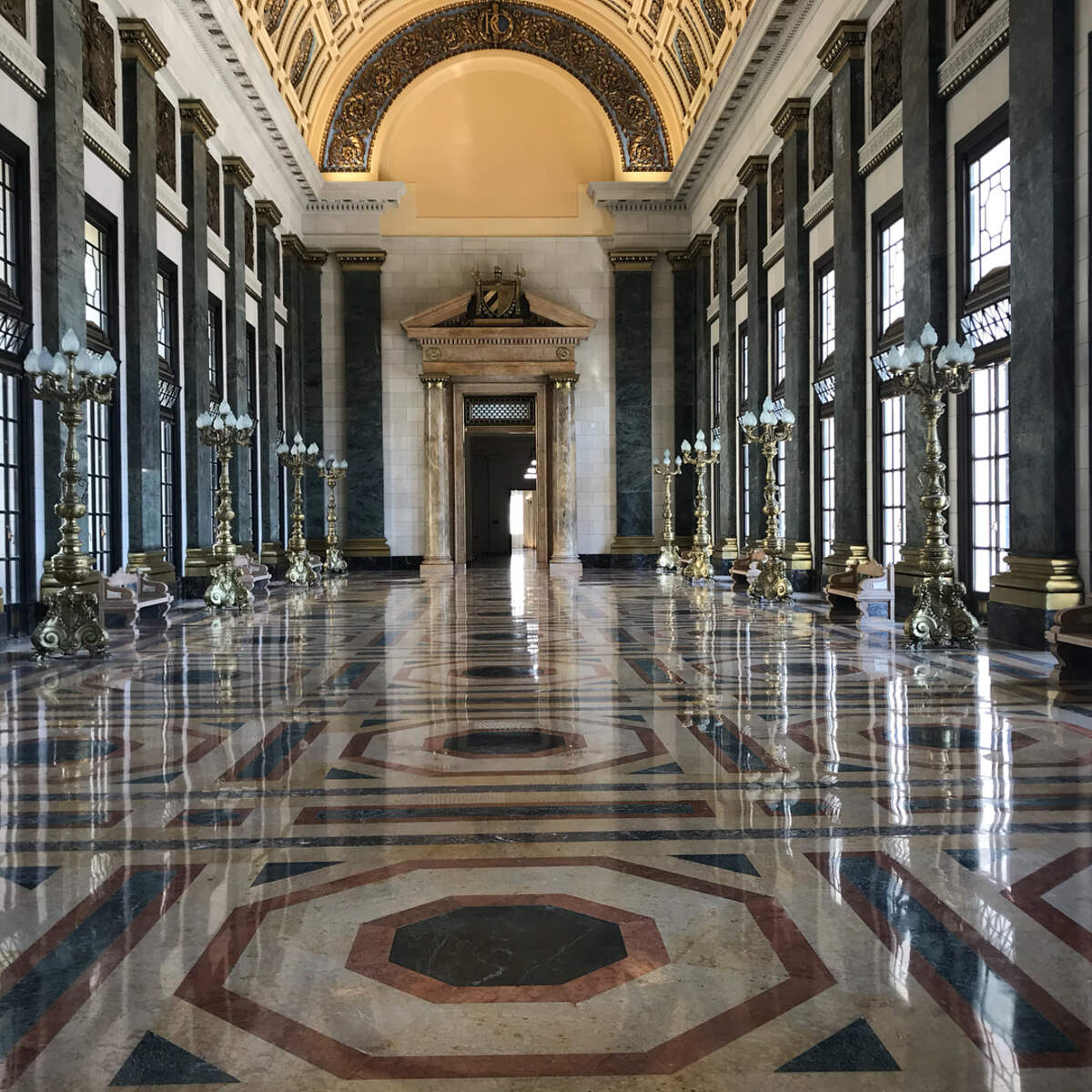 Salón de los Pasos Perdidos del Capitolio Nacional.