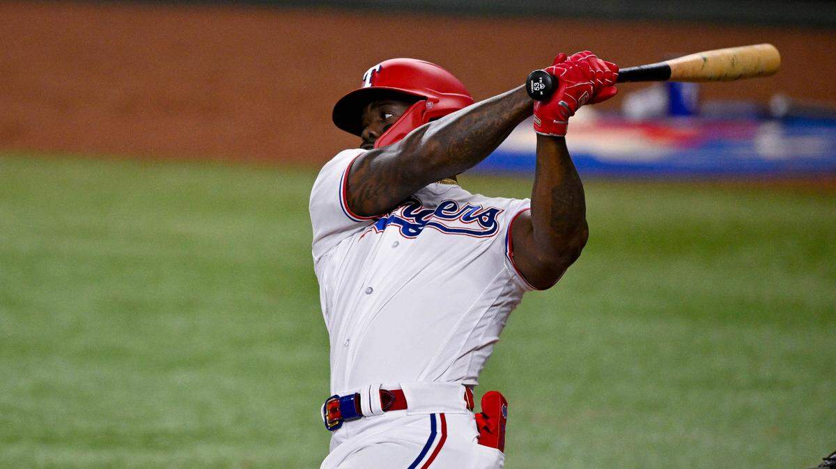 El cubano Adolis García disparó un cuadrangular (11 en la campaña) de dos anotaciones para llegar a 44 impulsadas en la campaña, la cifra más alta en las Grandes Ligas, y los Rangers de Texas derrotaron el martes 7-4 a los Bravos de Atlanta en un duelo interligas entre líderes divisionales.
