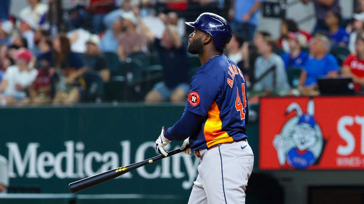 El cubano Yordan Álvarez ha conectado hit en ocho de sus pasados nueve compromisos, una muestra de lo que es capaz con el madero, impulsando la carrera de los Astros de Houston por mantener el liderato de la División Oeste de la Liga Americana del béisbol de Grandes Ligas.