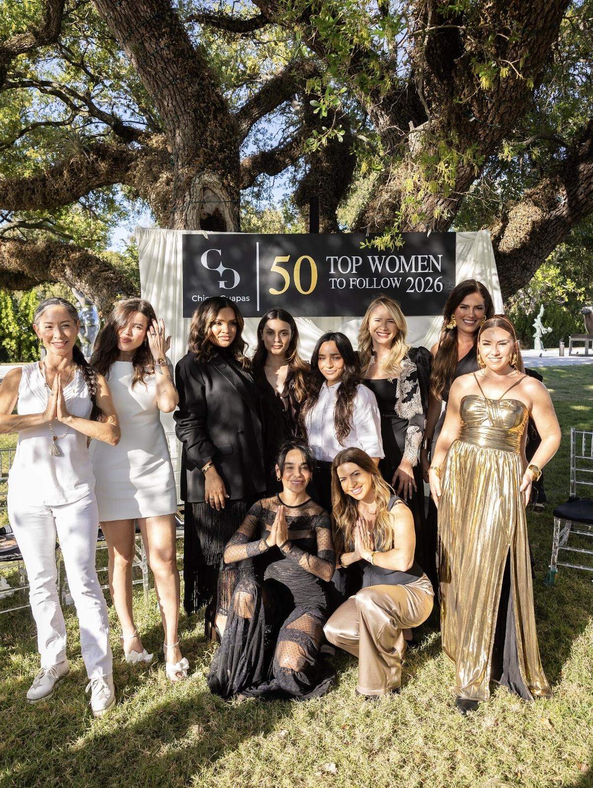 El evento fue organizado por la influencer argentina Lucía Ortega, con su plataforma Chicas Guapas TV, la jornada “50 Top Women to Follow 2026”.