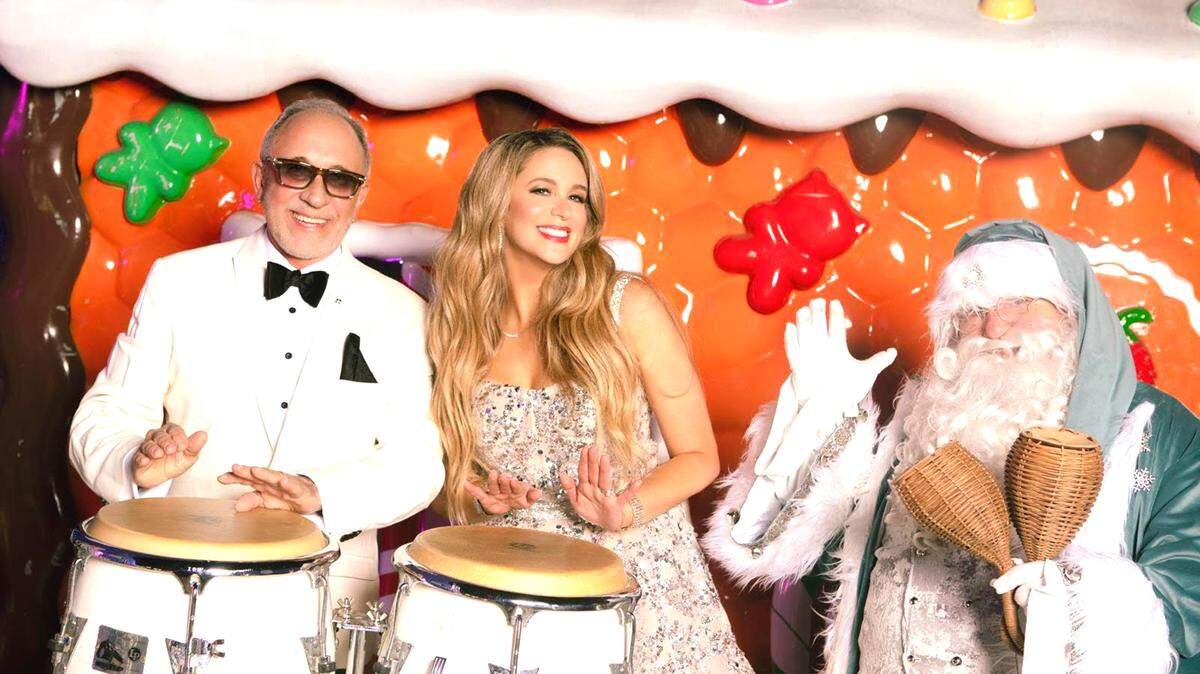 Ana Cristina Cash y Emilio Estefan.
