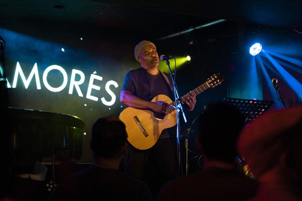 Vanito Brown en el concierto en la Sala Clamores de Madrid, el 28 de junio de este año. 