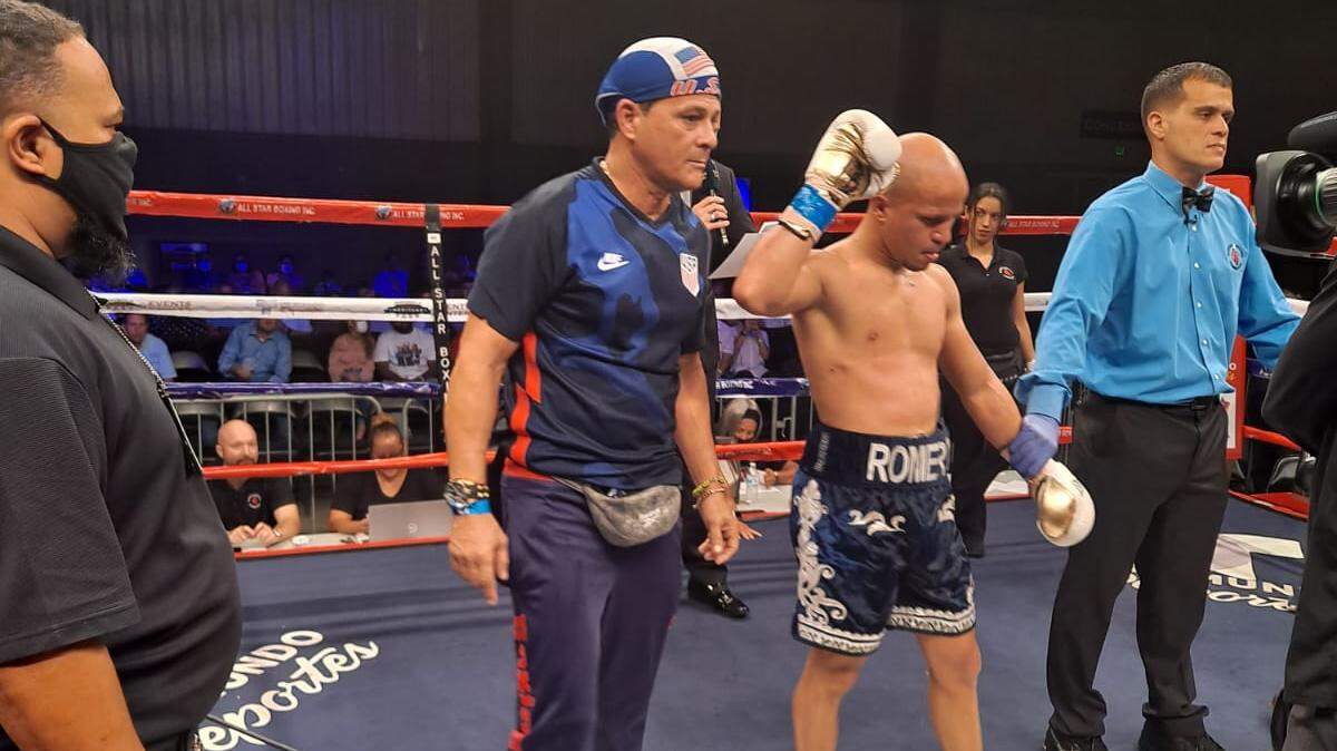 Jorge de Jesús Romero saltó por encima de las 20 victorias. El cubano se impuso por decisión unánime a Jesús Martínez en una pelea de Boxeo Telemundo para llevarse el segundo éxito de la temporada 2021 