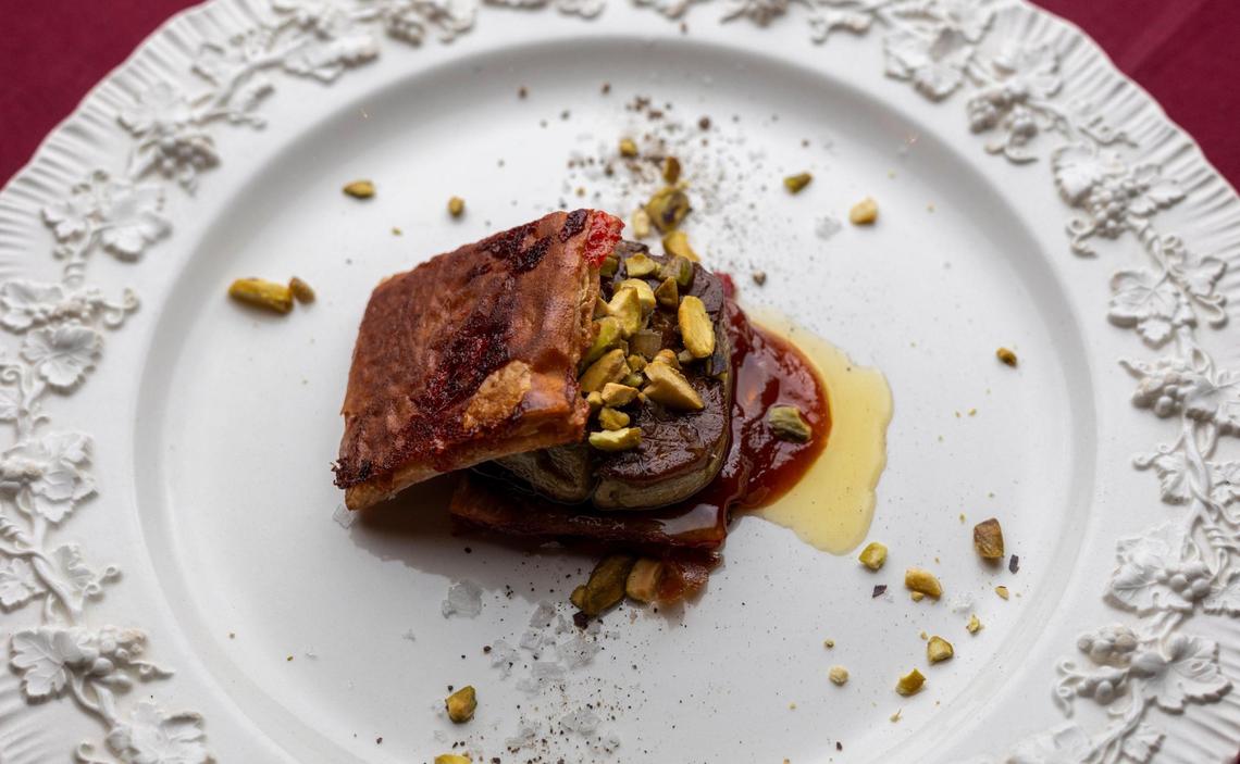 Pastelito de Foie Gras and Guayaba at La Fresa Francesa.