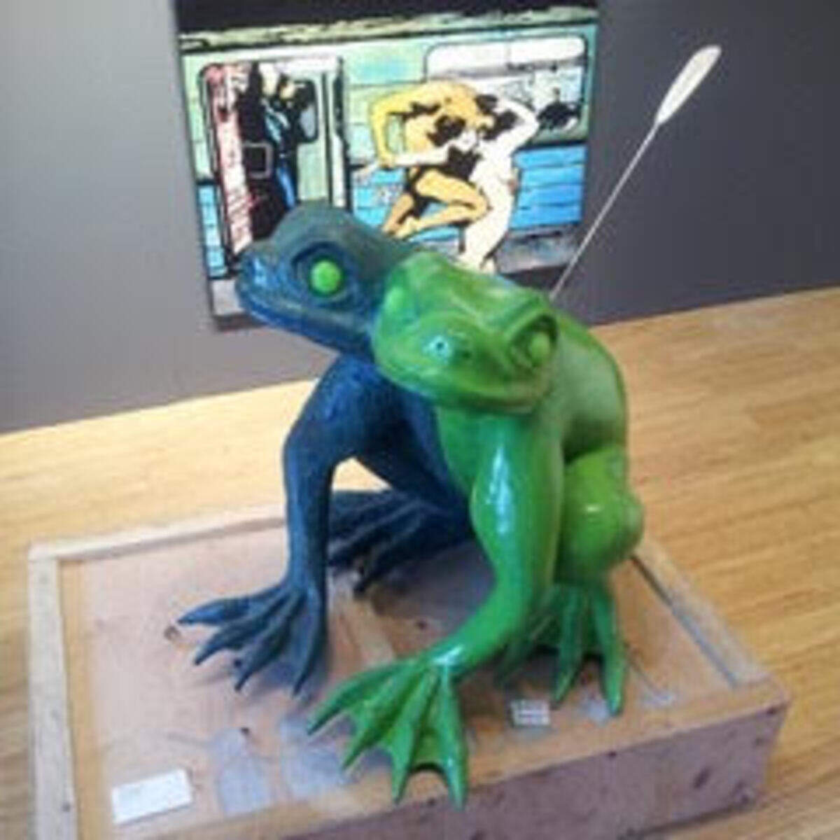 “Frog a-la Rus”, de Lidia Vitkovskaya.&nbsp; Galería Every Thing is Art!