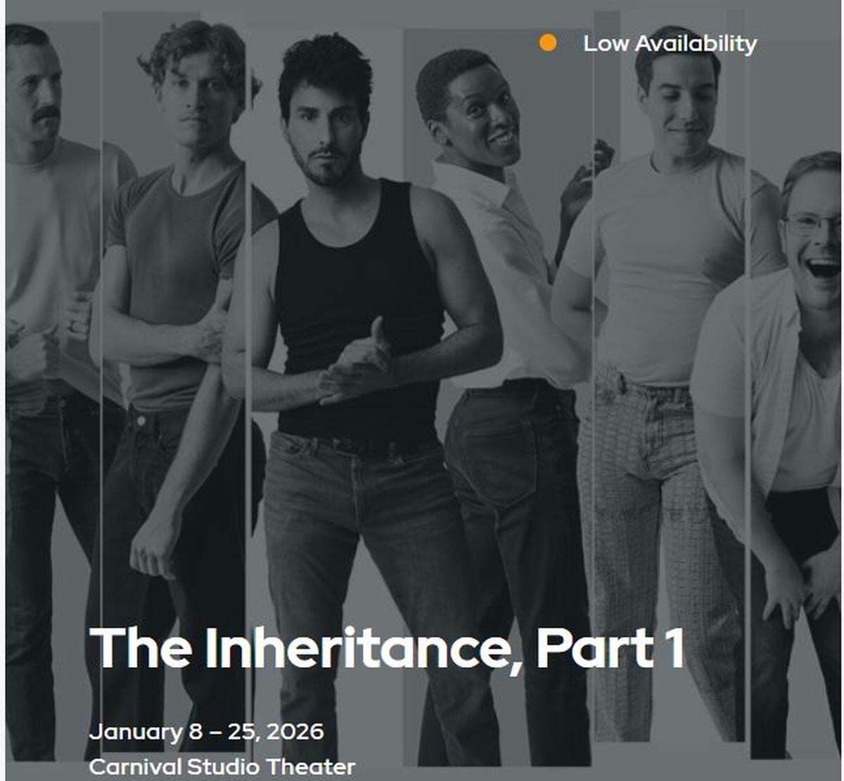 Teatro “The Inheritance, Part 1” en el Arsht Center.